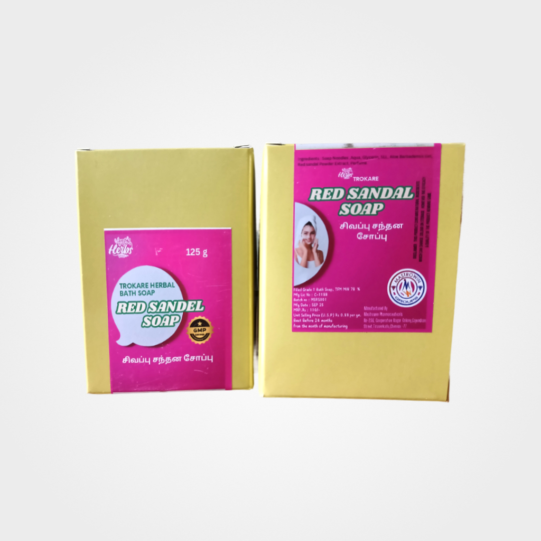 trokare red sandal soap